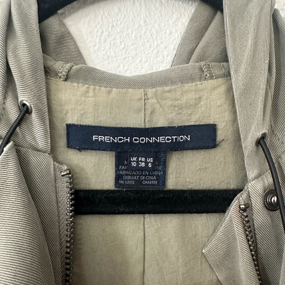French Connection hooded casual trench jacket - Picture 4 of 4